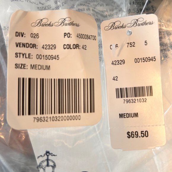 Girls Navy Blue Knit Dress - Brooks Brothers - Picture 2 of 3